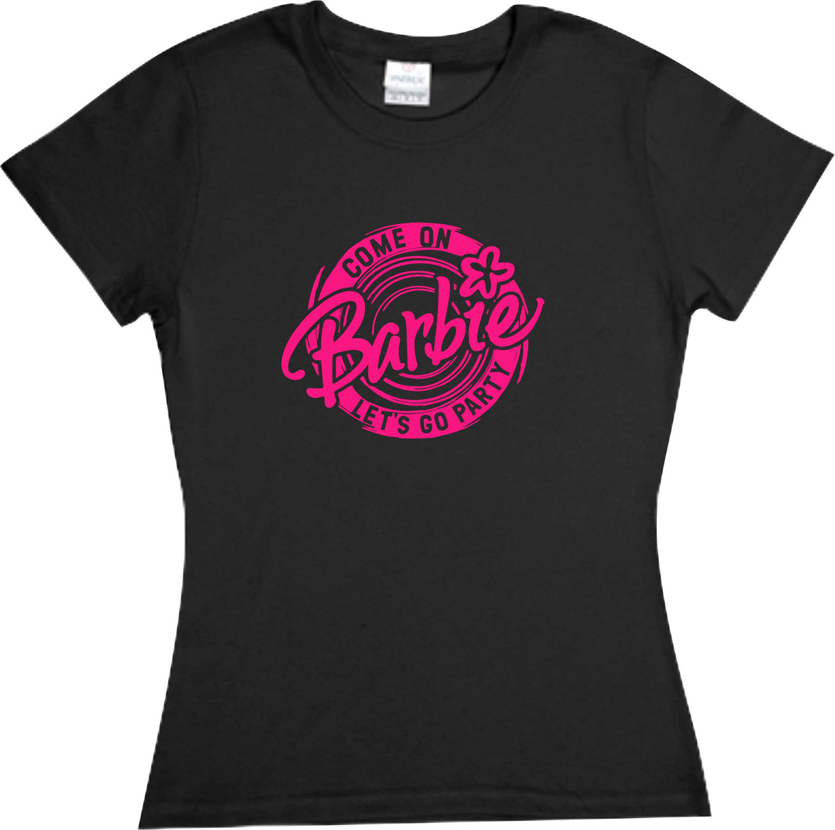 Playera Barbie Come on Barbie Let´s Go Party Md2 Dama / Caballero / Infantil