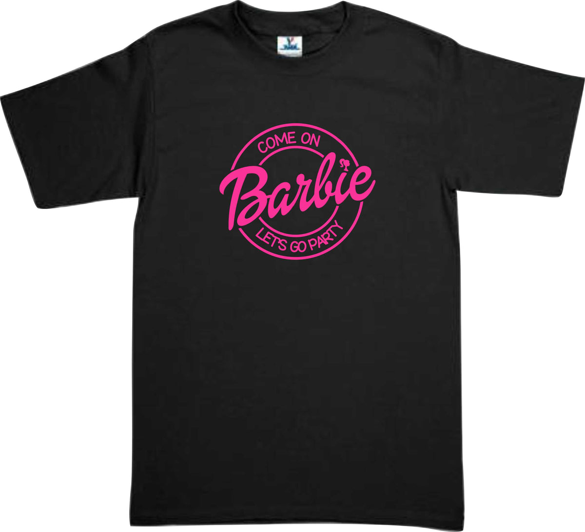 Playera Barbie Come on Barbi Let´s Go Party Md1 Dama / Caballero / Infantil SIlh