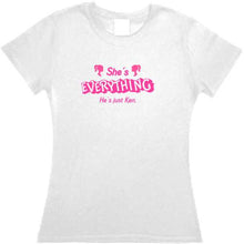 Cargar imagen en el visor de la galería, Playera Barbie She´s Everything he´s just Ken Dama/ Caballero/ Infantil/ Bebe
