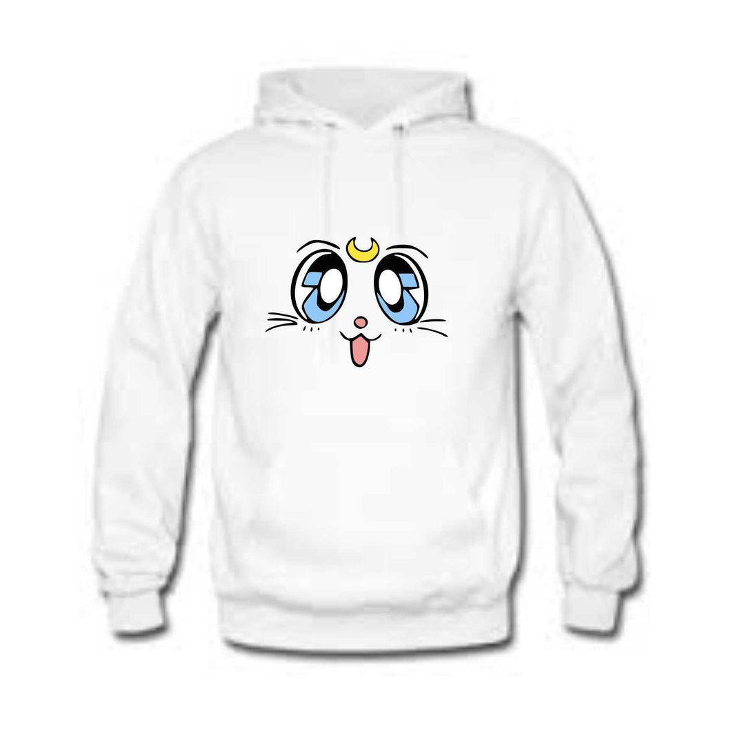 Sudadera Artemis Gato Sailor Adulto/Infantil con gorro Hoodie Cosplay Fiesta Evento