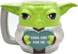 Taza Yoda 3D cerámica Tarro star wars