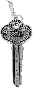 Collar Sherlock Llave antigua 221B Sherlocked casa Baker Street