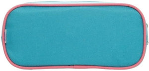 Stitch Lapicera Ruz Estuchera Disney Poliéster Turquesa y Rosa Estuche