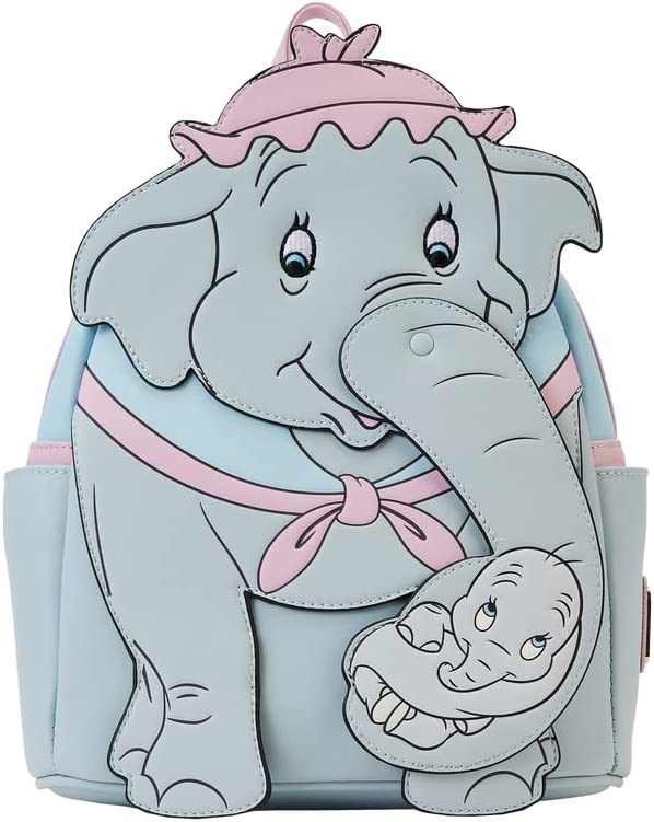 Loungefly Mrs Dumbo Mini Back Pack bolso bolsa Dumbo 3D
