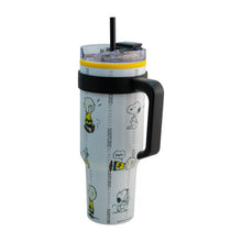 Cargar imagen en el visor de la galería, Snoopy Termo Alto doble pared con tapa hermetica Chrlie Brown Woodstock Peanuts capacidad 1.2L
