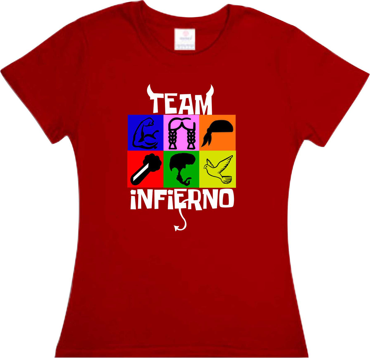 Playera Team Infierno La Casa de los Famosos Dama / Cabllero / Infantil