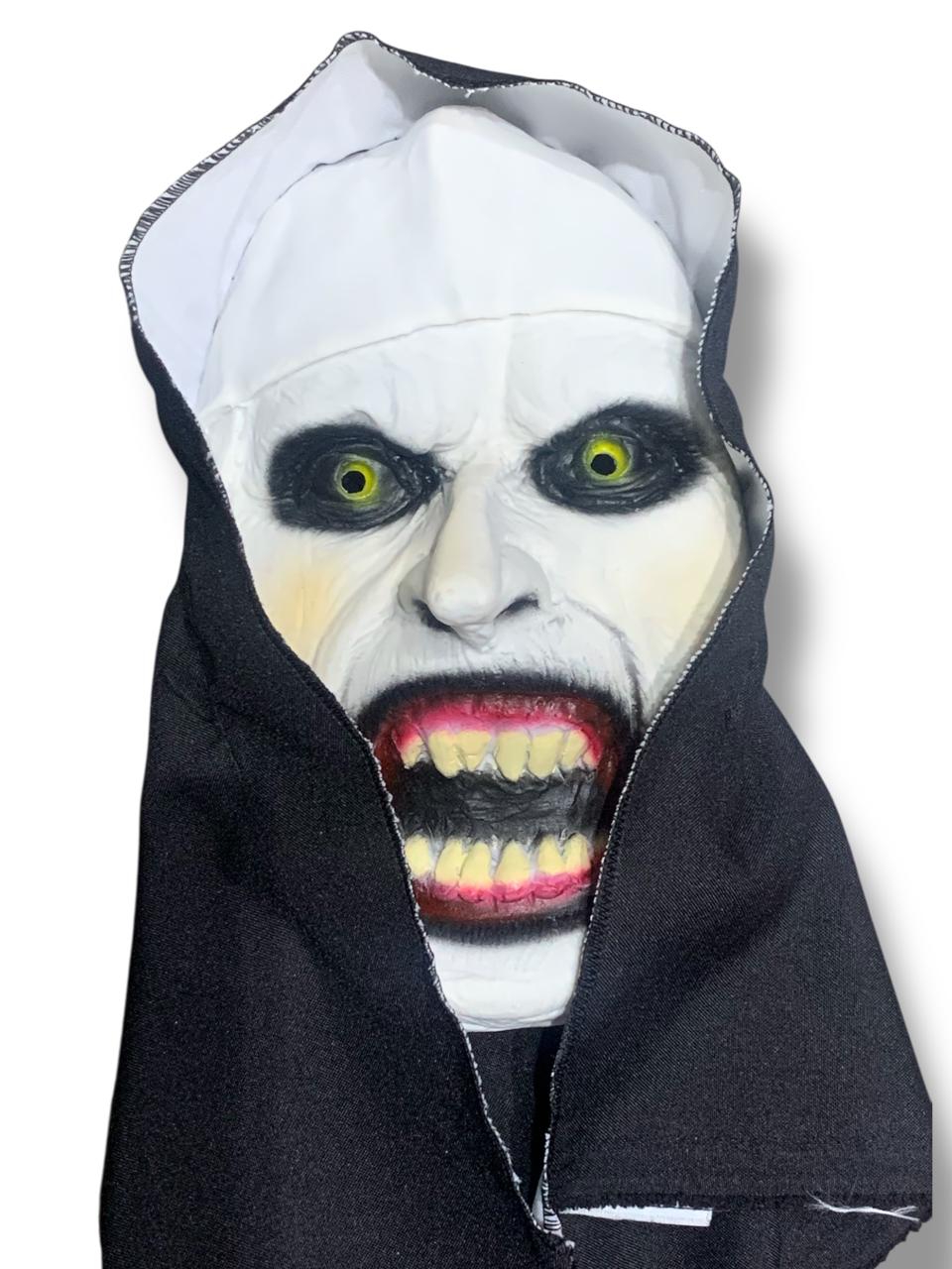 Mascara La Monja Disfraz Halloween Cosplay con capucha El Conjuro
