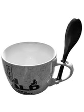 Cargar imagen en el visor de la galería, Pato Donald Taza de Porcelana con Tapa, Cuchara y Caja de Regalo 580 ml
