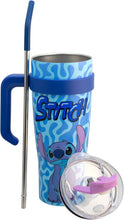 Cargar imagen en el visor de la galería, Stitch Termo doble acero inoxidable 1.2L, vaso para bebidas caStitch Termo doble dlientes por 8 hras y frias 24 hras.
