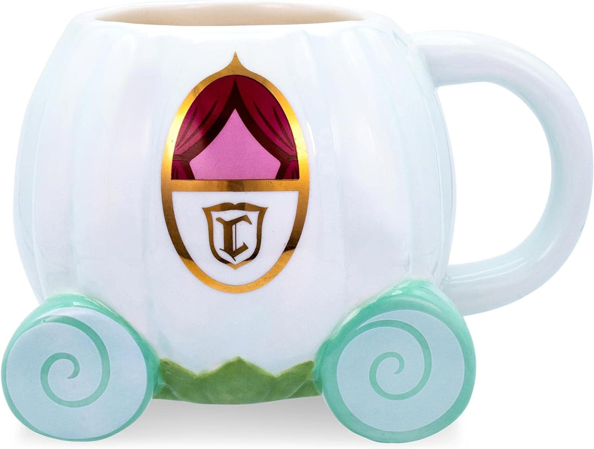 Taza Cenicienta 3D carroza Ceramica Disney Princesas 591 ml