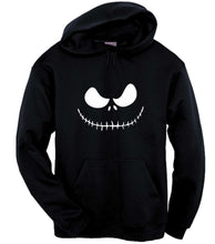 Cargar imagen en el visor de la galería, Sudadera Jack Skellington Adulto o Infantil con gorro Hoodie Halloween Cosplay
