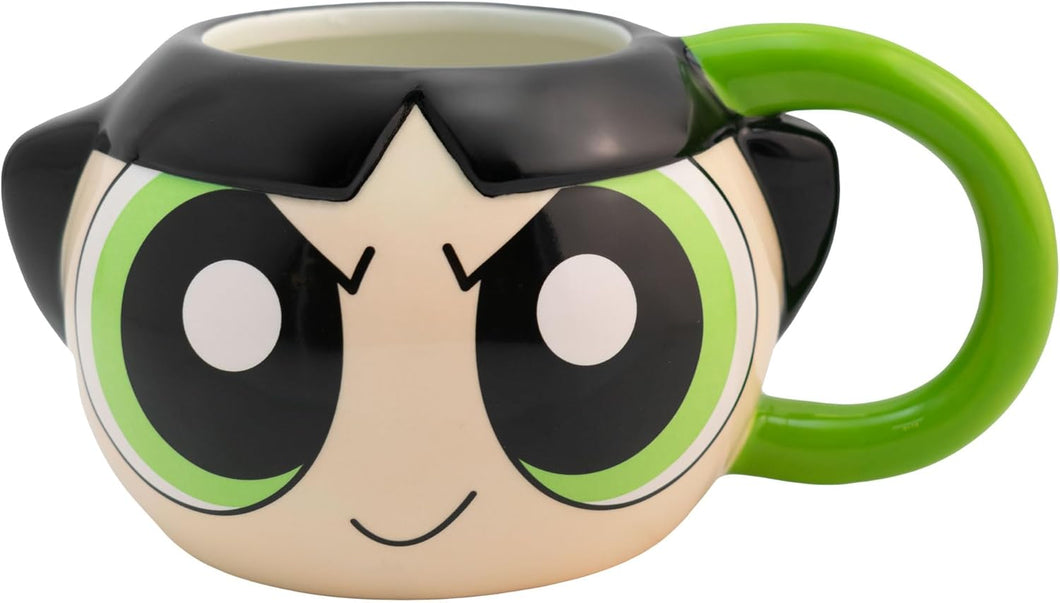 Chicas Superpoderosas Taza 3D Tarro Ceramica 590 ml Bellota o Burbuja