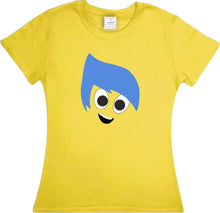 Cargar imagen en el visor de la galería, Playera intensamente Emociones Tristeza, Alegria, Furia, Desagrado o Miedo Adulto/Infantil Halloween Evento Fiesta Cosplay
