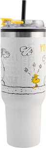Snoopy Termo Alto doble pared con tapa hermetica Peanuts capacidad 1.2L