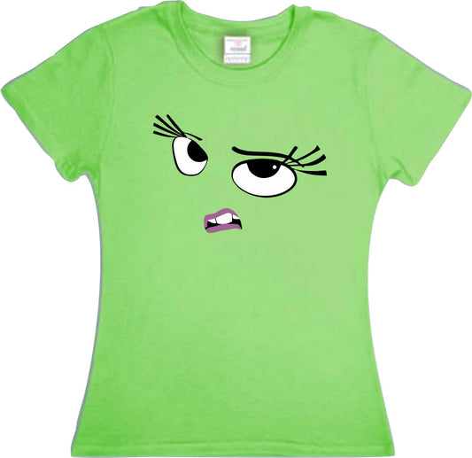 Playera intensamente Emociones Tristeza, Alegria, Furia, Desagrado o Miedo Adulto/Infantil Halloween Evento Fiesta Cosplay