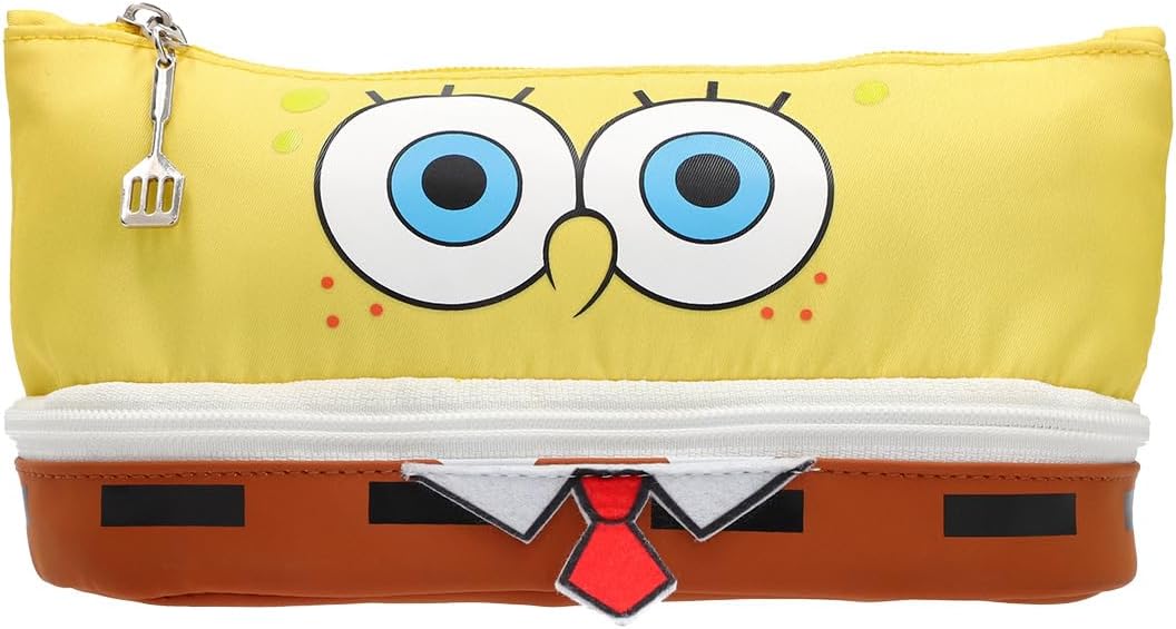 Bob Esponja Lapicera Escolar Corbata Estuche
