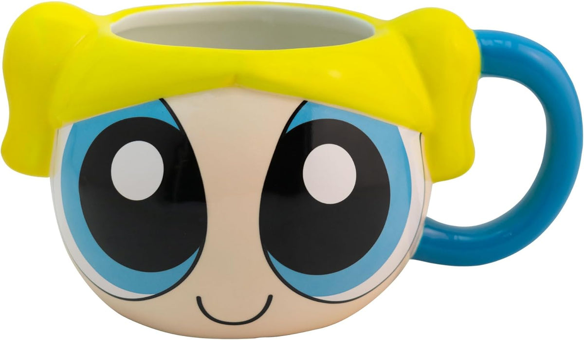Chicas Superpoderosas Taza 3D Tarro Ceramica 590 ml Bellota o Burbuja