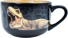 Cargar imagen en el visor de la galería, Jurassic Park Tazon Tarro Jumbo de Cerámica Universal Studios 30 Aniversario Taza Jumbo Plato Sopero Cuenco para Cereal Capacidad 705 ml
