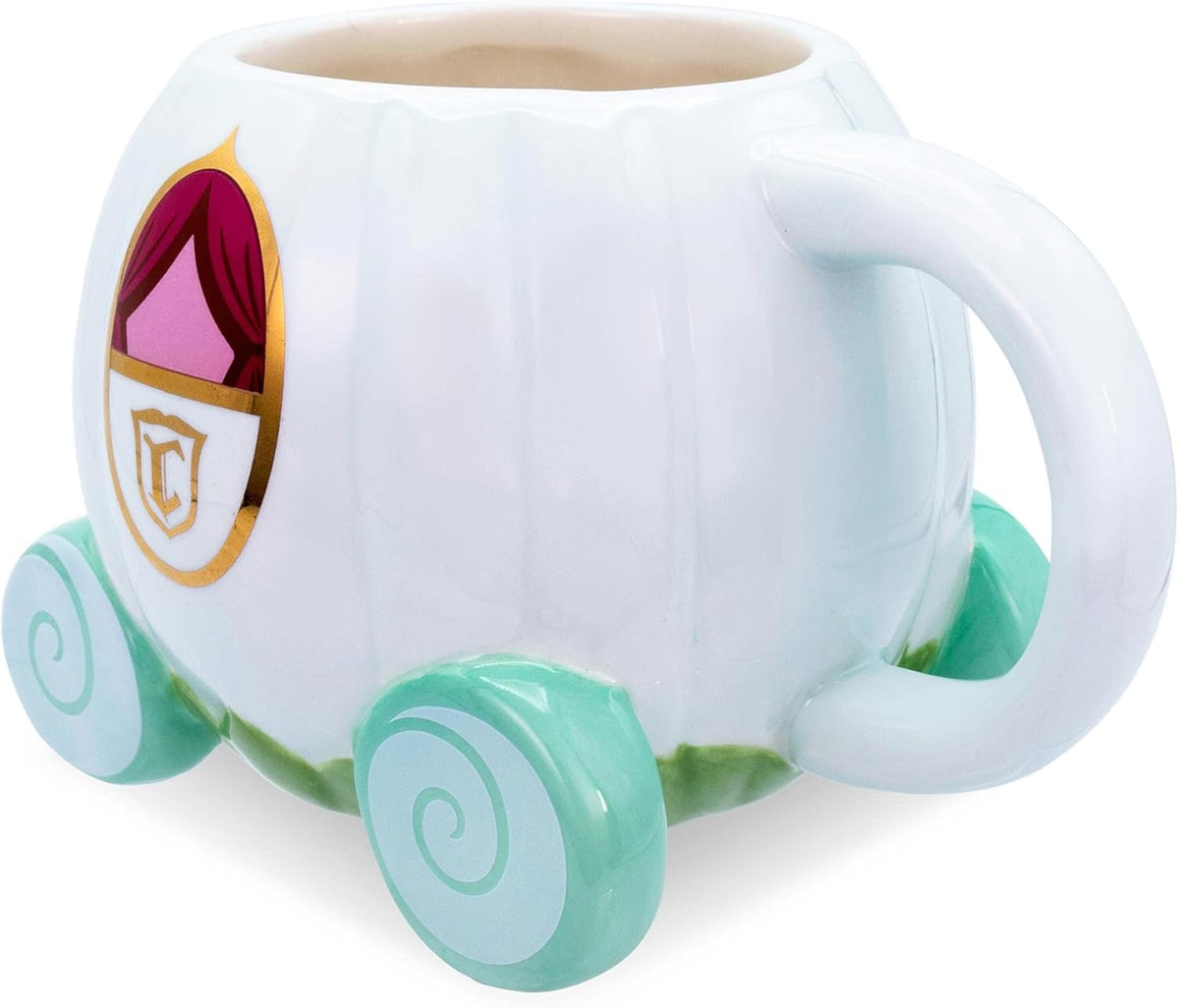 Taza Cenicienta 3D carroza Ceramica Disney Princesas 591 ml