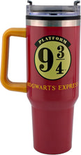 Cargar imagen en el visor de la galería, Harry Potter Termo Alto doble pared con tapa hermetica Hogwarts plataforma 9 3/4 capacidad 1.2L
