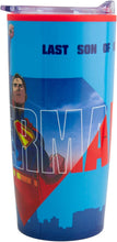 Cargar imagen en el visor de la galería, Superman Legacy Termo Doble Pared con Tapa Transparente, Vaso Térmico DC Comics, Capacidad 500 ml
