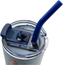Cargar imagen en el visor de la galería, Stitch Vaso Termo doble Pared Acero Inoxidable con tapa y Popote
