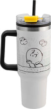Cargar imagen en el visor de la galería, Snoopy Termo Alto doble pared con tapa hermetica Peanuts capacidad 1.2L
