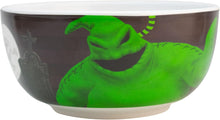 Cargar imagen en el visor de la galería, Jack Skellington Set Desayuno Taza &amp; Tazon Individual Vajilla Porcelana 2 Piezas con Caja de Regalo
