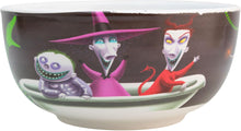Cargar imagen en el visor de la galería, Jack Skellington Set Desayuno Taza &amp; Tazon Individual Vajilla Porcelana 2 Piezas con Caja de Regalo
