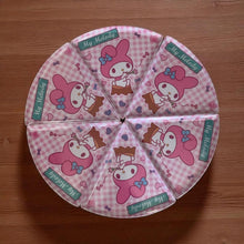 Cargar imagen en el visor de la galería, My Melody Set de 6 platos para Pizza Melamina Sanrio

