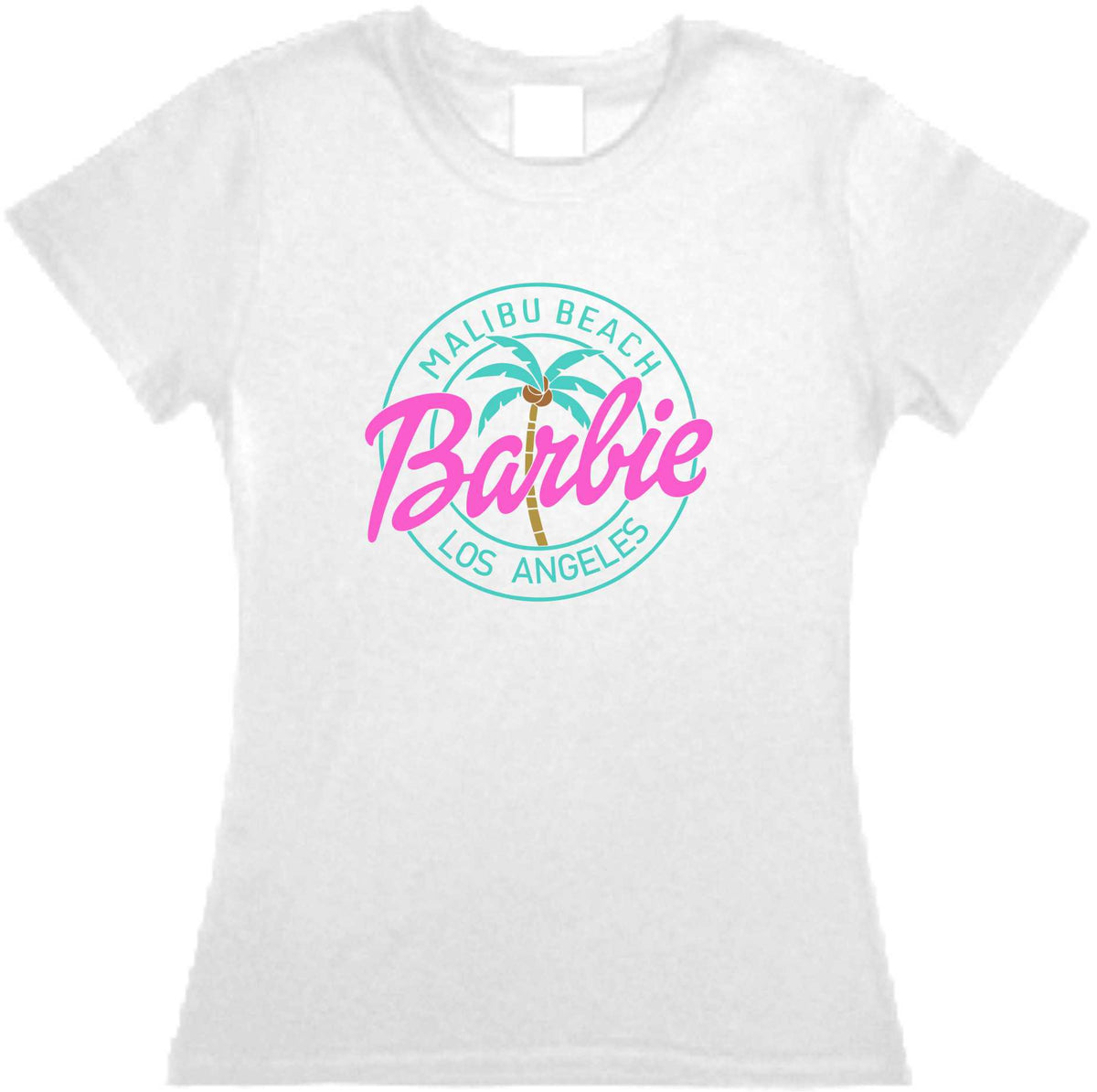 Playera Barbie Malibu Beach Los Angeles Dama / Caballero / Infantil