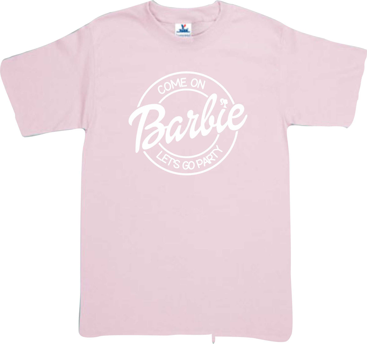Playera Barbie Come on Barbi Let´s Go Party Md1 Dama / Caballero / Infantil SIlh