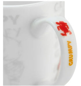 Gruñon Taza con tapa de Cermica Grumpy Blanca Nieves Capacidad 385ml con Caja de Regalo