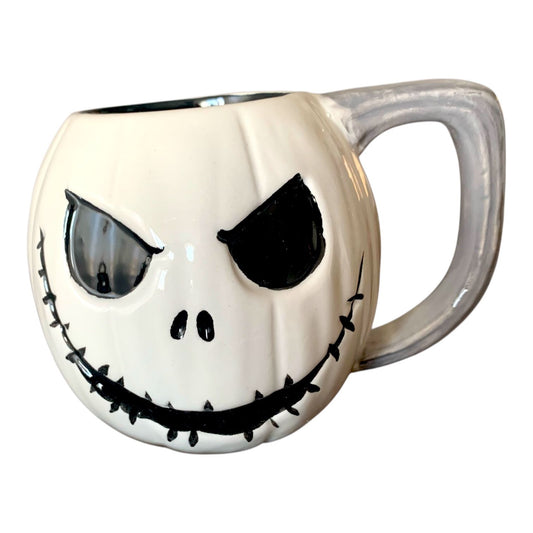 Taza Jack Skellington 3D calabaza Tarro Halloween Cermica capacidad 414 ml