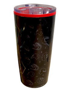 Harry Potter Termo Doble Pared con Tapa Transparente Hogwarts Vaso Térmico Capacidad 450 ml