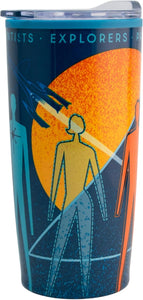 4 Fantasticos Termo doble pared Fantastic 4, Capacidad 500ML, Marvel termo para bebidas calientes super heroes.