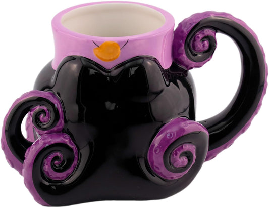 Tarro Ursula 3D Ceramica Taza Villanos Disney capacidad 709 ml La Sirenita