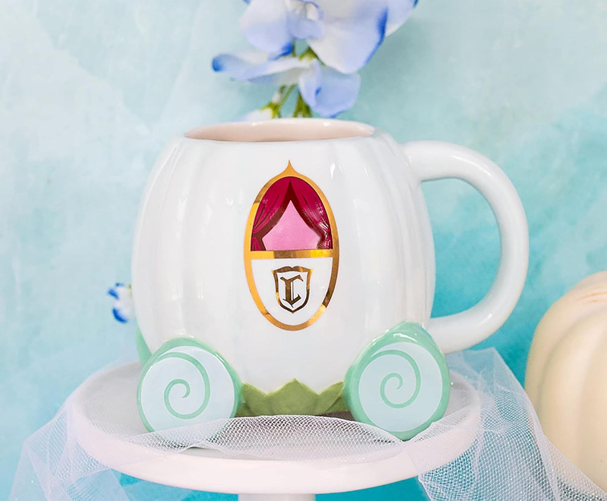 Taza Cenicienta 3D carroza Ceramica Disney Princesas 591 ml