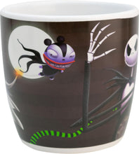 Cargar imagen en el visor de la galería, Jack Skellington Set Desayuno Taza &amp; Tazon Individual Vajilla Porcelana 2 Piezas con Caja de Regalo
