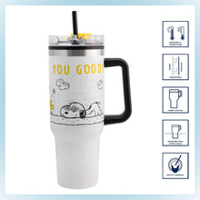 Cargar imagen en el visor de la galería, Snoopy Termo Alto doble pared con tapa hermetica Peanuts capacidad 1.2L
