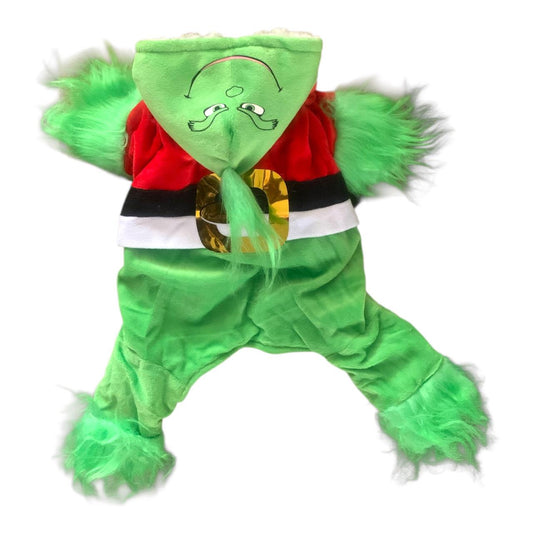 Disfraz Grinch traje  para perro Navidad mascota