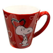 Cargar imagen en el visor de la galería, Taza Snoopy Cónica tarro Corazones San Valentín
