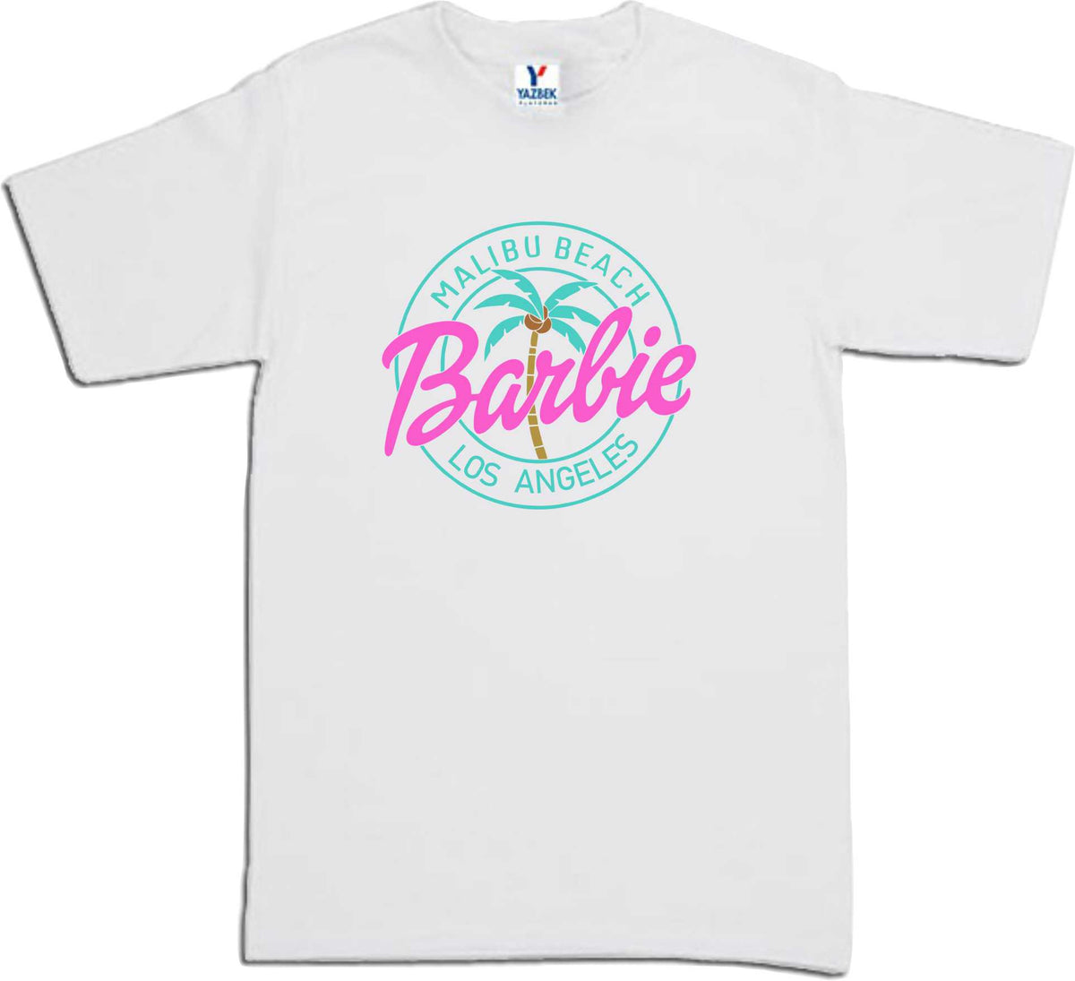 Playera Barbie Malibu Beach Los Angeles Dama / Caballero / Infantil