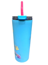 Cargar imagen en el visor de la galería, Alicia en el pais de las maravillas Vaso Termo doble Pared Acero Inoxidable con tapa y Popote
