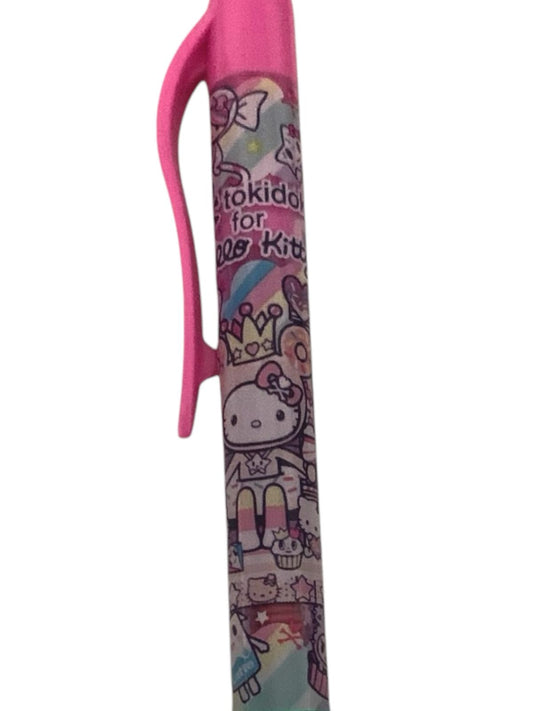 Lapicero Hello Kitty Porta Minas Sanrio bitono Rosa Aqua