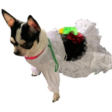 Cargar imagen en el visor de la galería, Disfraz Vestido Jarocha Veracruzana Mexicano Para Mascota Perro Gato Fiestas Patrias

