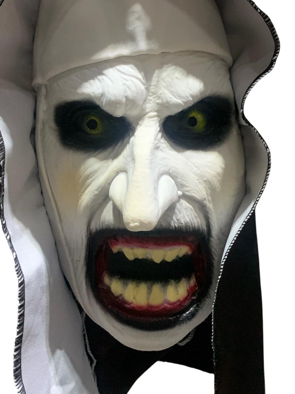 Mascara La Monja Disfraz Halloween Cosplay con capucha El Conjuro