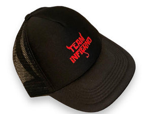 Gorra Team Infierno La Casa de los famosos tipo trucker malla md2