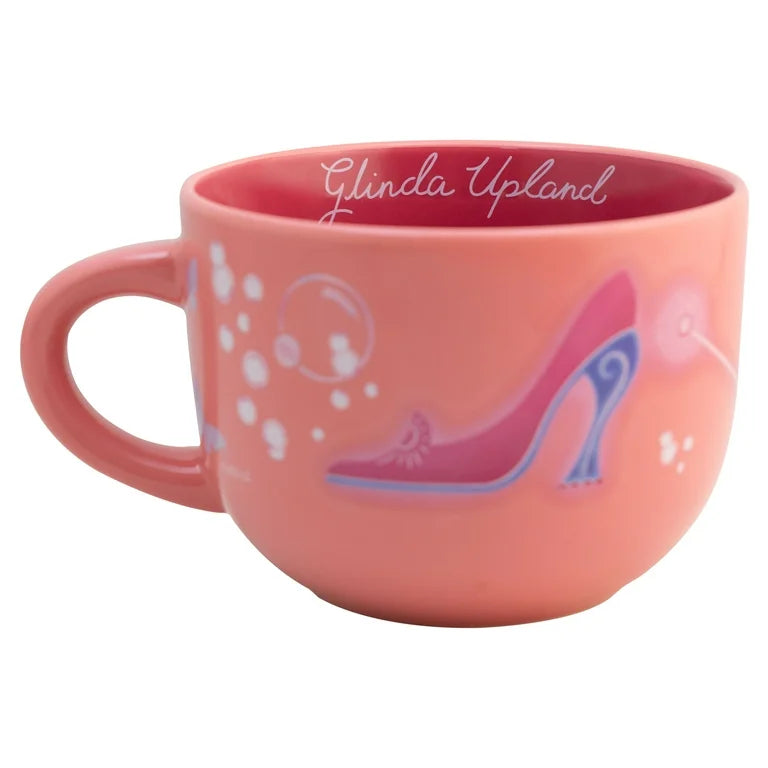 Wicked Taza Jumbo Bitono De Cerámica Bruja Glinda, Tazon Capacidad 820 Ml