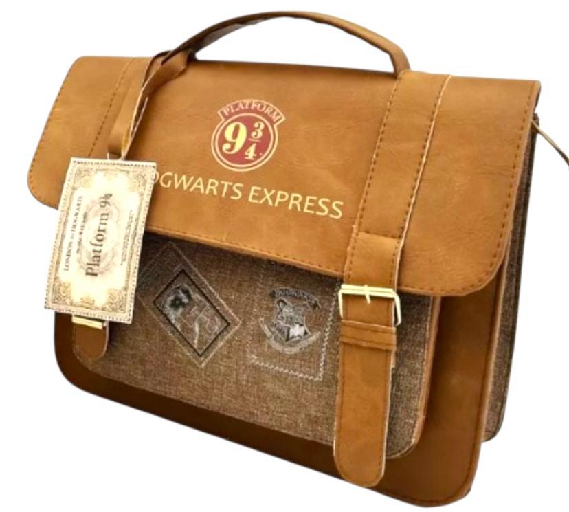 Harry Potter Bolso tipo Portafolio Hogwarts express plataforma 9 3/4